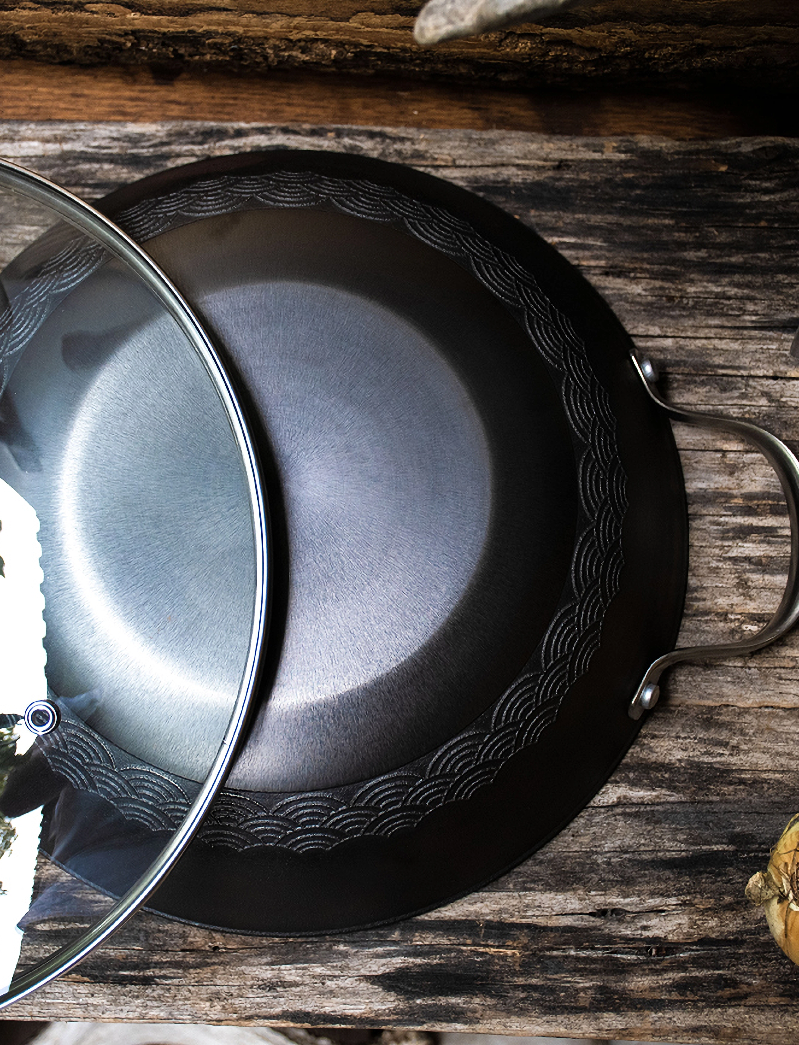 Satake - Cast Iron Nitriding Casserole - saucier & sauté pans - black - 3