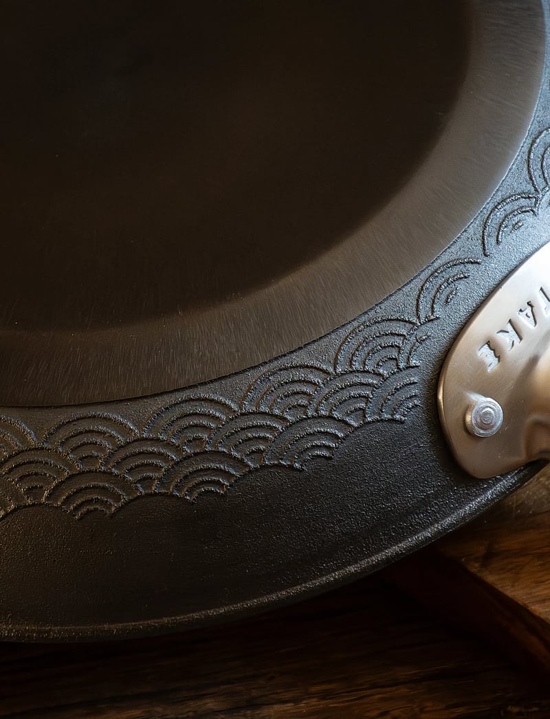 Satake - Cast Iron Nitriding frying pan with helping handle - praepannid ja pannid - black - 3