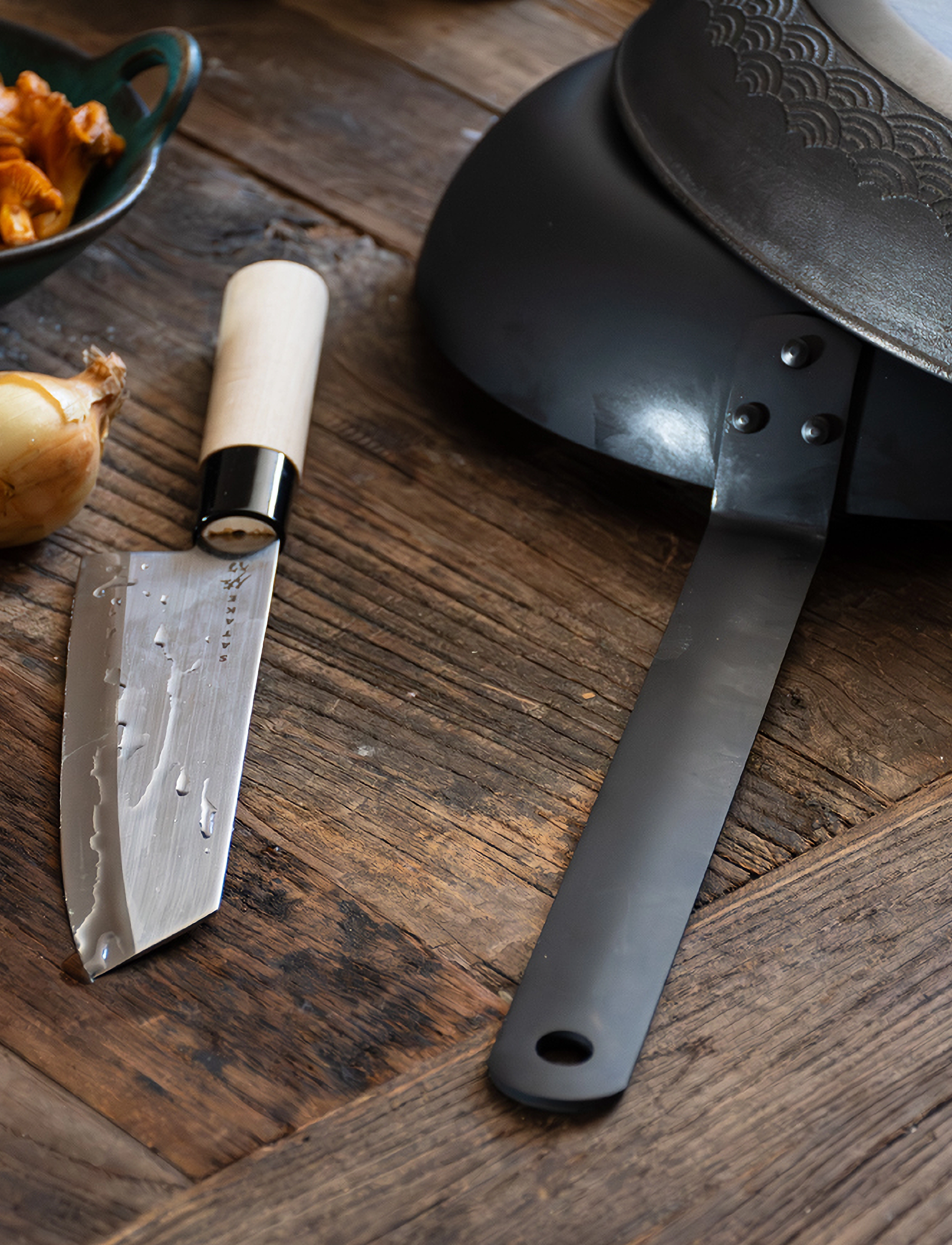 Satake Houcho Bunka, L:17 cm, Knives & Accessories, Grau - Santoku Knives, Homeware