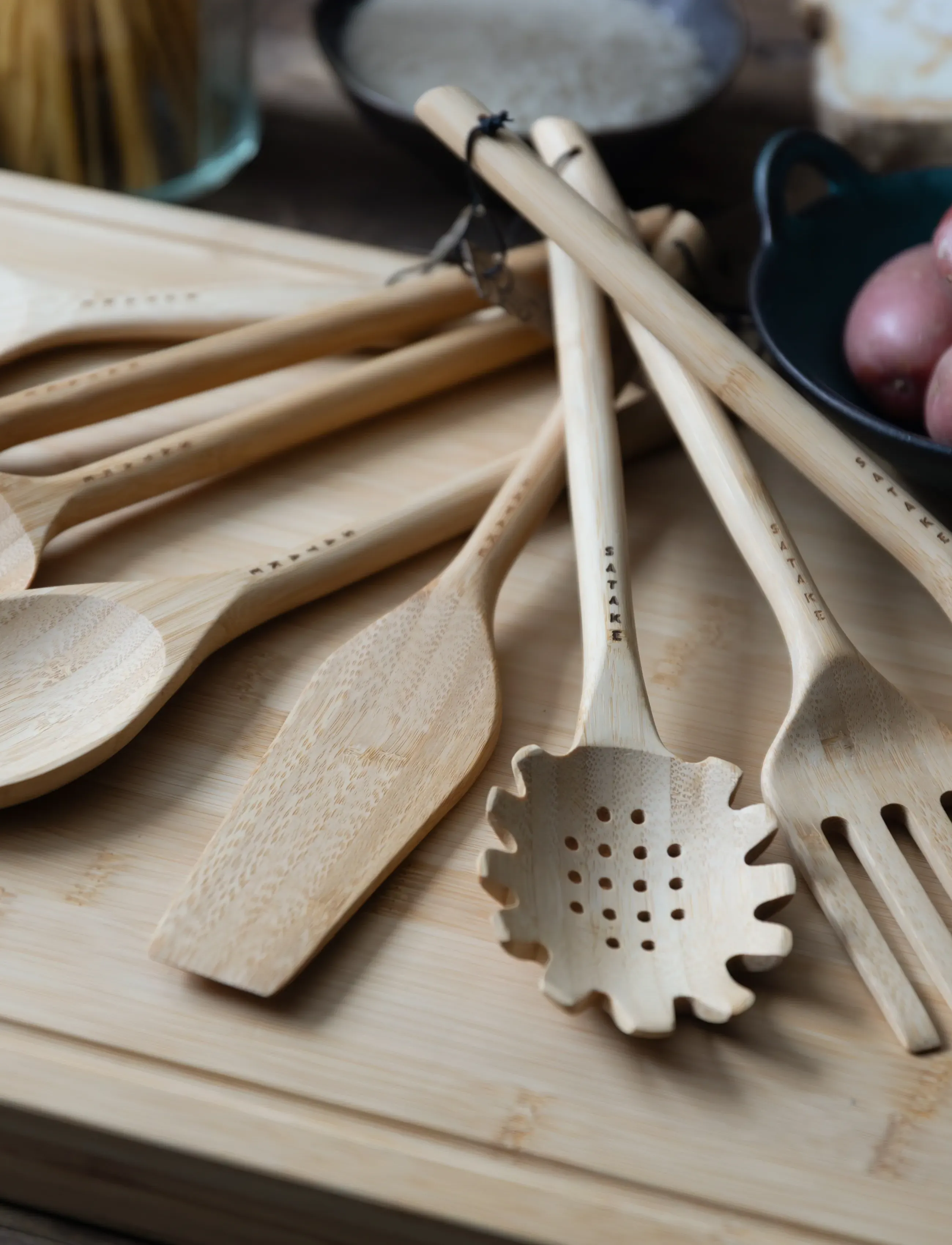 Satake Bambus Spatel, 33.5 cm, Kitchen Tools - Spatulas, Homeware