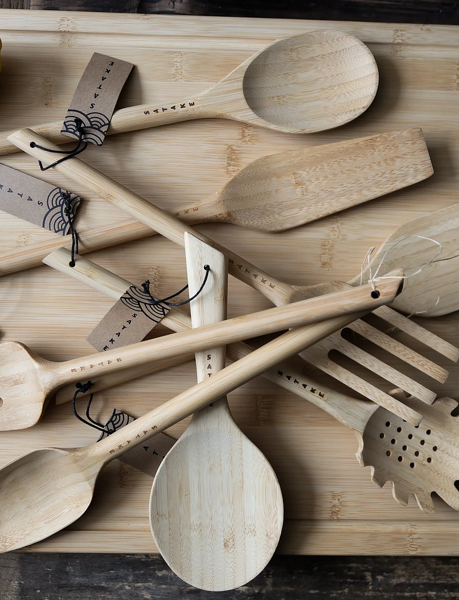 Satake - Serving Spoon Bamboo - Šaukštai, semtuvėliai ir samčiai - brown - 3