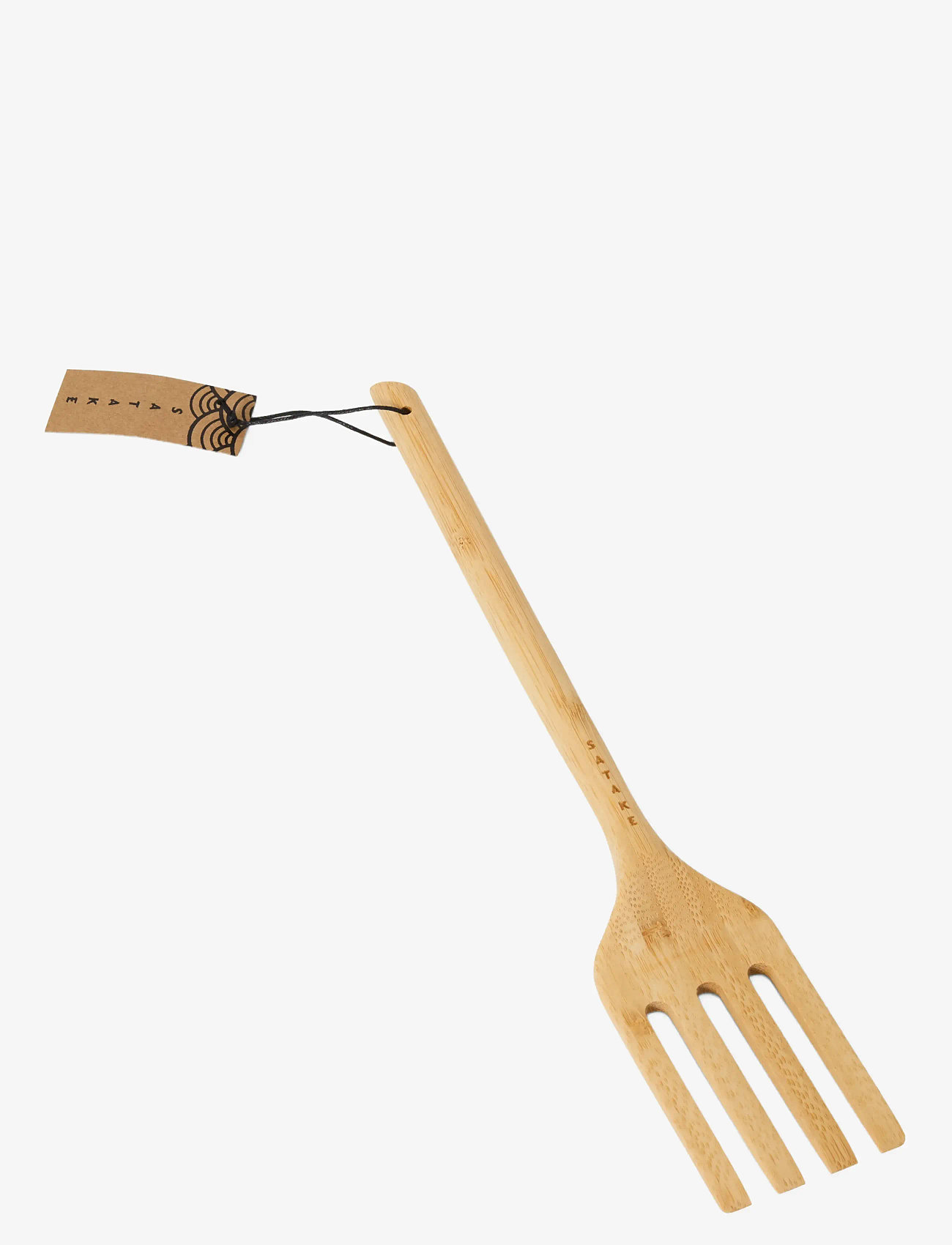Satake - Fork Bamboo - salatbesteck - brown - 0