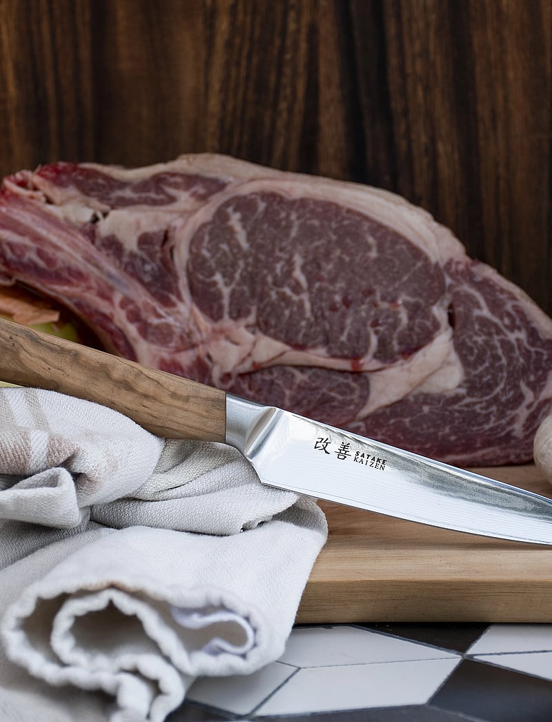 Satake - Kaizen Petty Paring Knife 12cm - sorteren op prijs - olive beige and steel - 1