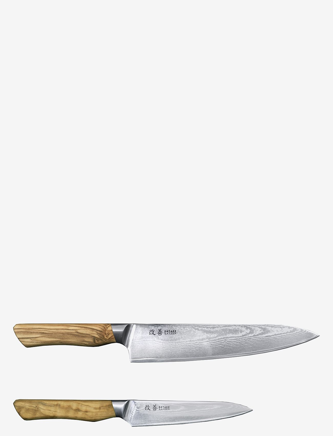 Satake - Kaizen 2-piece Knife Set - noakomplektid - olive beige and steel - 0