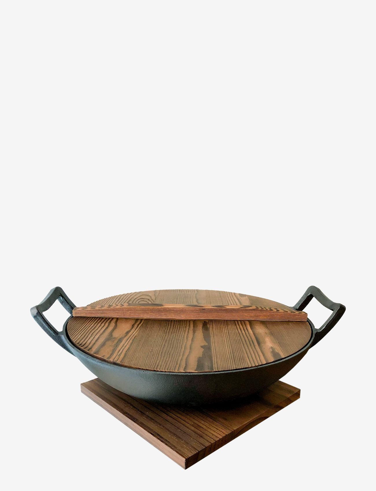 Satake - Satake Nabe  cast iron wok - wokpander - black - 0