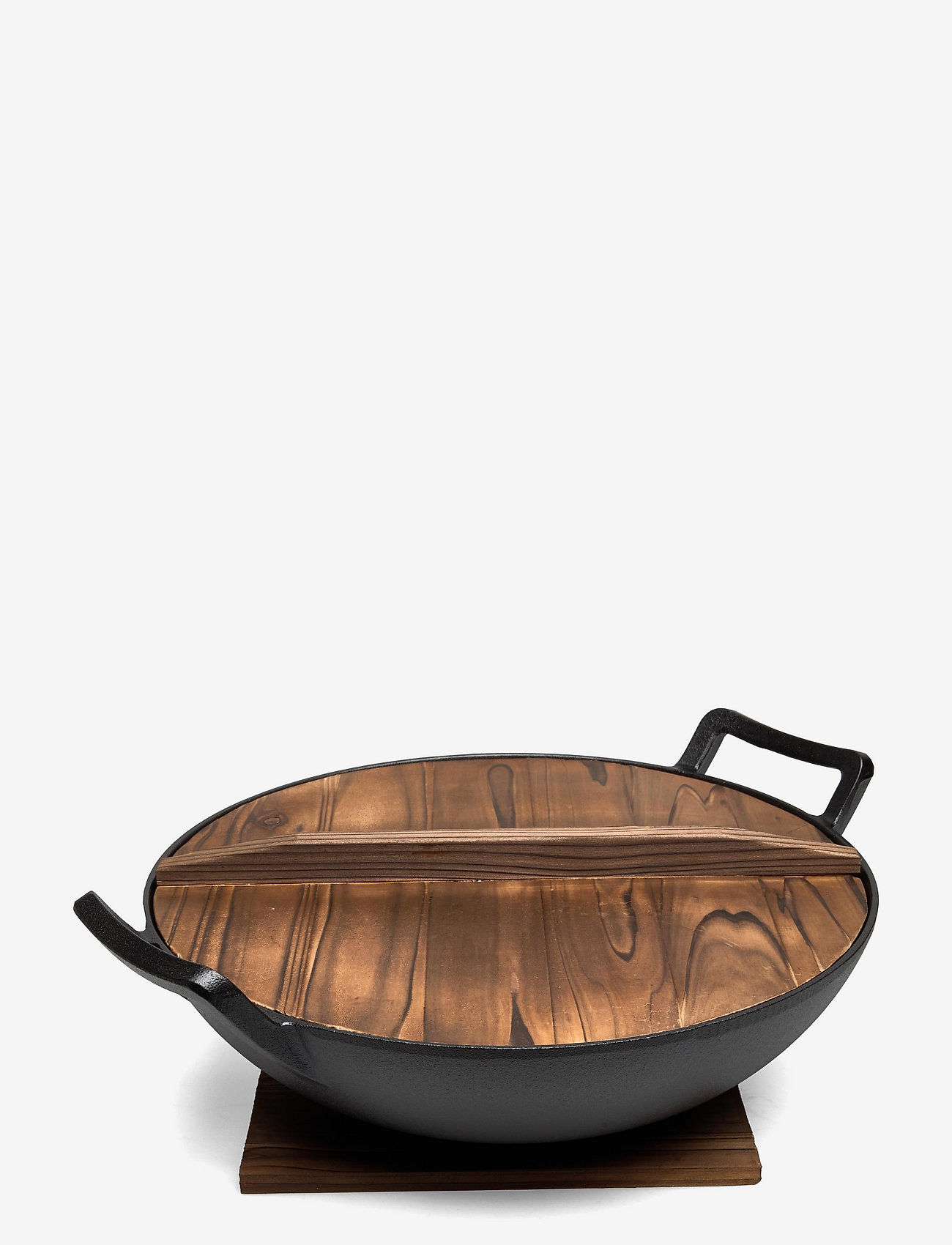Satake - Satake Nabe  cast iron wok - wokpander - black - 1