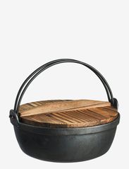 Satake Nabe cast iron pot 24 cm - BLACK