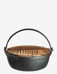 Satake - Satake Nabe cast iron pot 24 cm - troškinių indai - black - 1