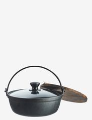 Satake - Satake Nabe cast iron pot 24 cm - troškinių indai - black - 2