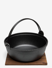 Satake - Satake Nabe cast iron pot 24 cm - casserole dishes - black - 3