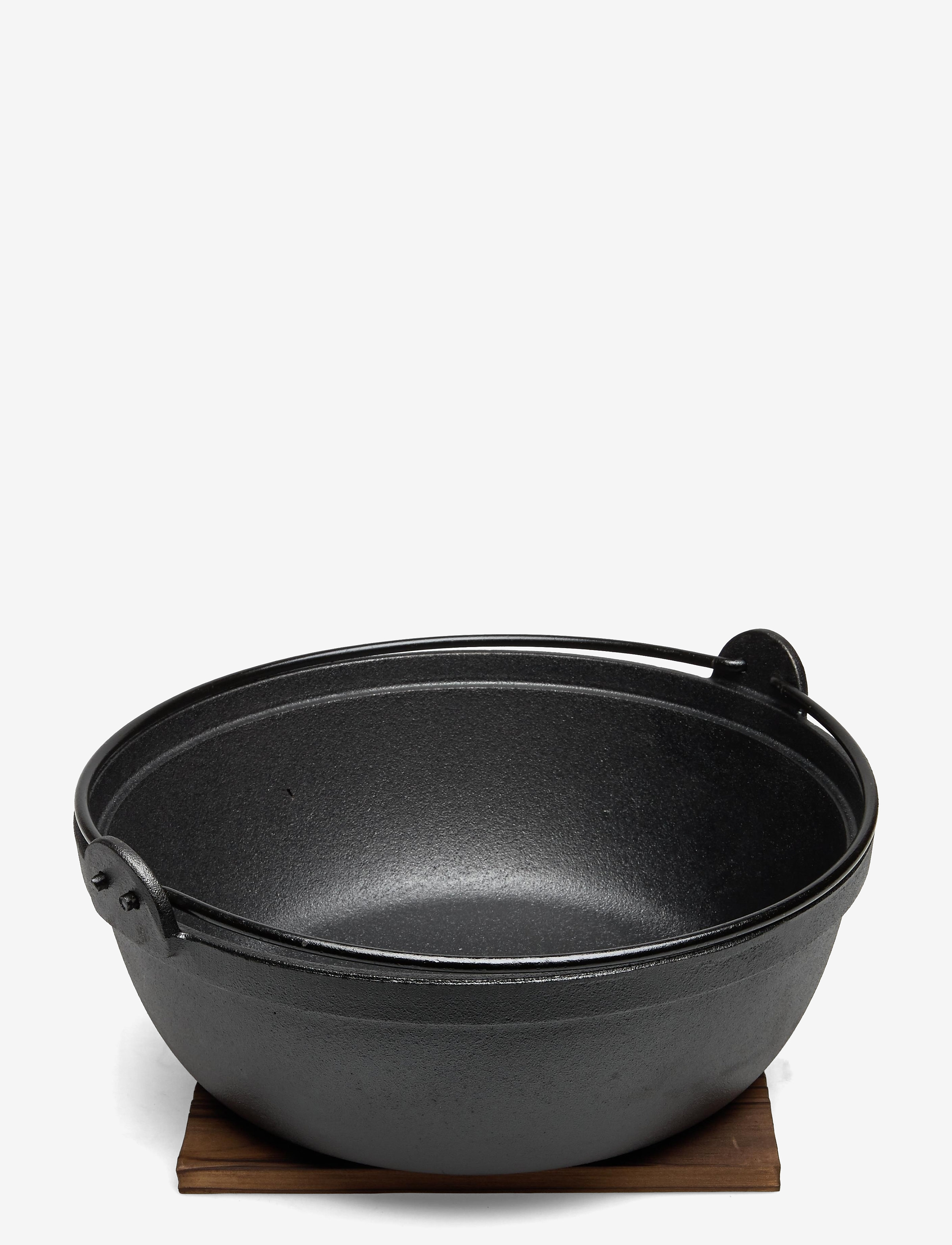 Satake Satake Nabe Støbejernsgryde, Diameter 27 cm, 3.6 L, Black, Gryder & Pander > Bradepander, Unisex