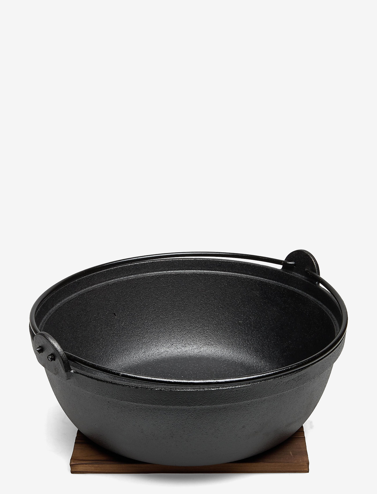Satake - Satake Nabe cast iron pot 27 cm - trauki sautēšanai - black - 0