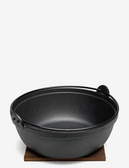 Satake Nabe cast iron pot 27 cm - BLACK