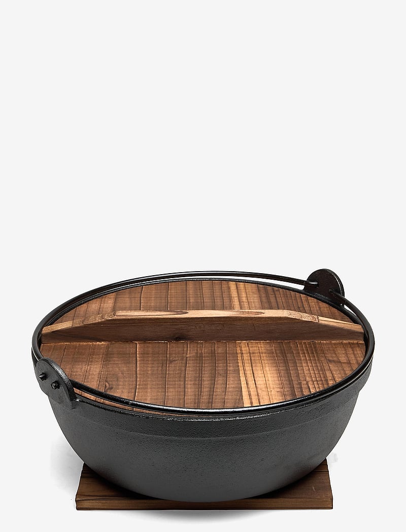 Satake - Satake Nabe cast iron pot 27 cm - gusseisen töpfe - black - 1