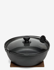 Satake - Satake Nabe cast iron pot 27 cm - trauki sautēšanai - black - 2