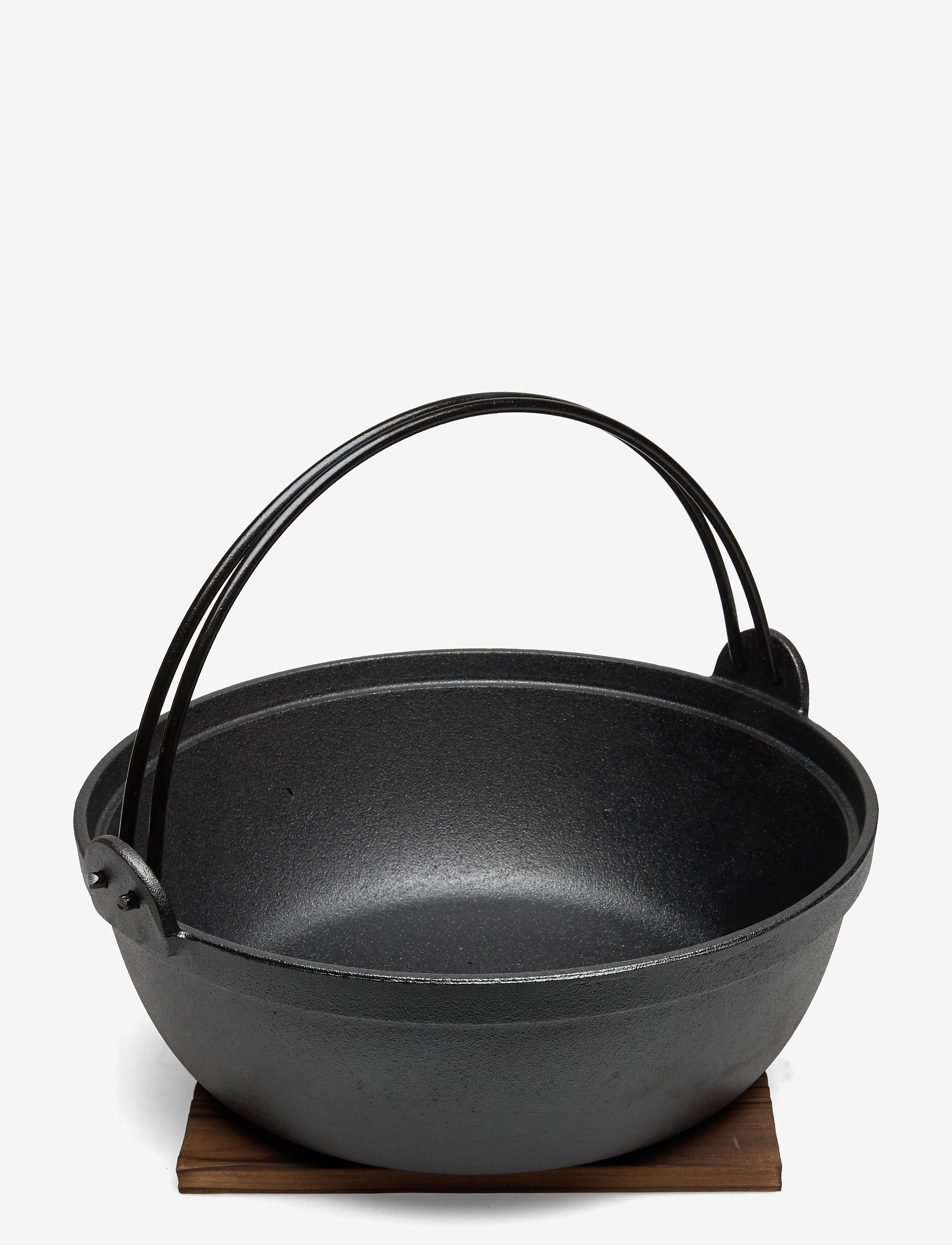 Satake - Satake Nabe cast iron pot 27 cm - stegepander & kogegrej - black - 3