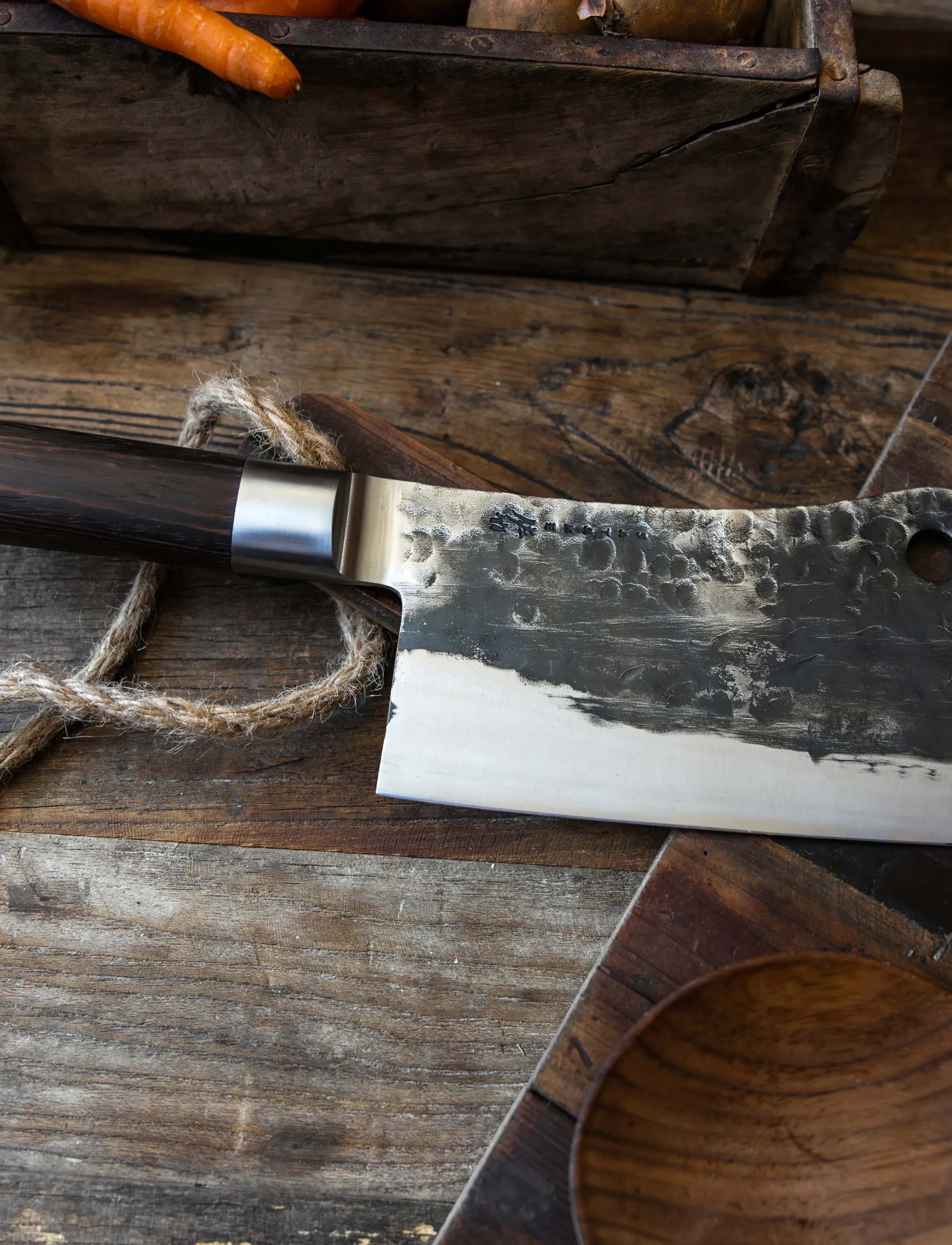 Satake Satake Kuro-Hakker, L:18 cm, Multi/patterned, Knive Og Tilbehør > Kokkeknive, Unisex