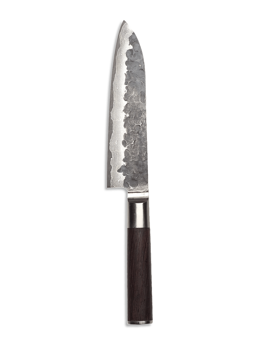 Satake - Satake Santoku knife - santoku messer - brown and steel - 1
