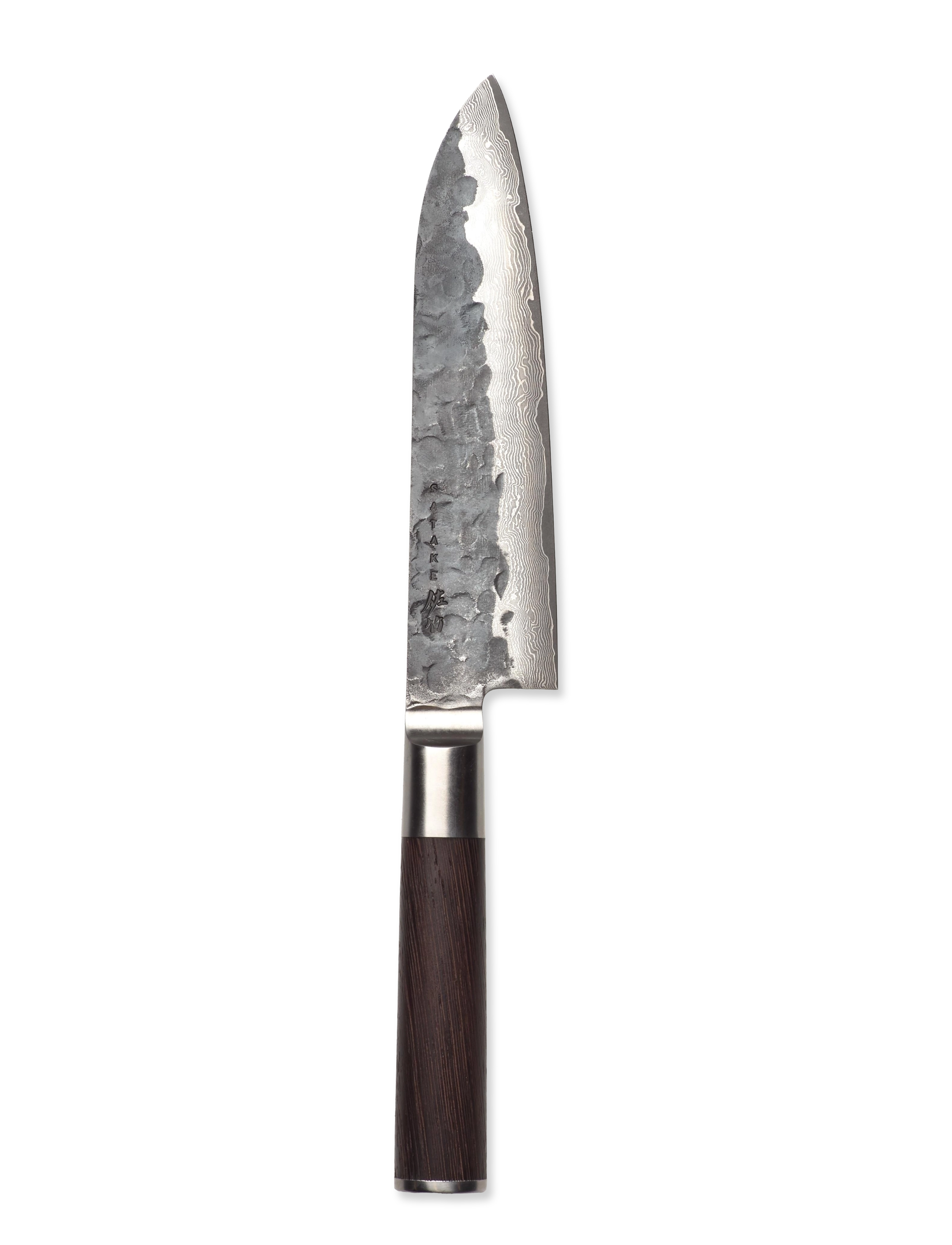 Satake - Satake Kuro Santoku - santokuknivar - brown and steel - 1