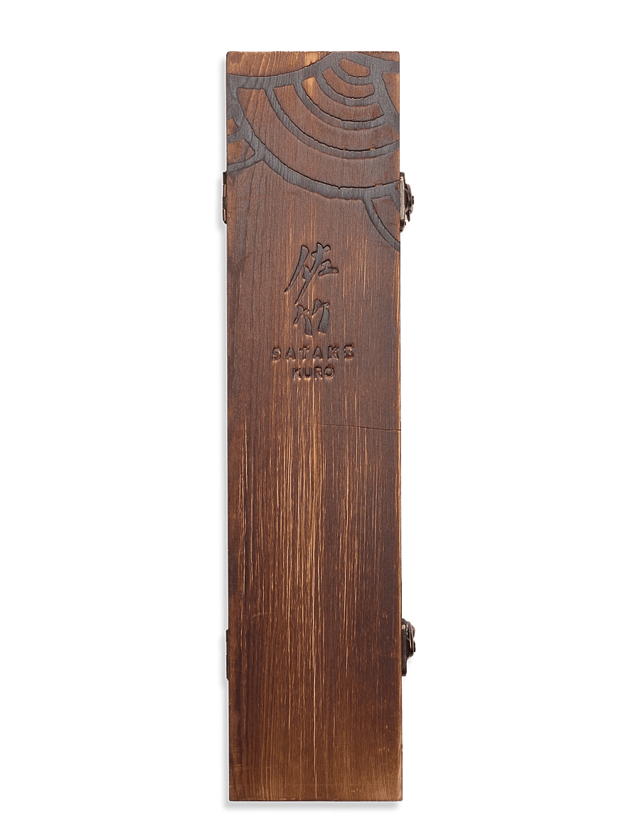 Satake - Satake Santoku knife - santoku messer - brown and steel - 4