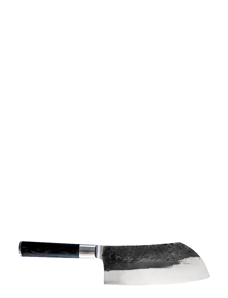 Satake - Kuro Mori with Saia / Case - santoku messer - brown and steel - 0