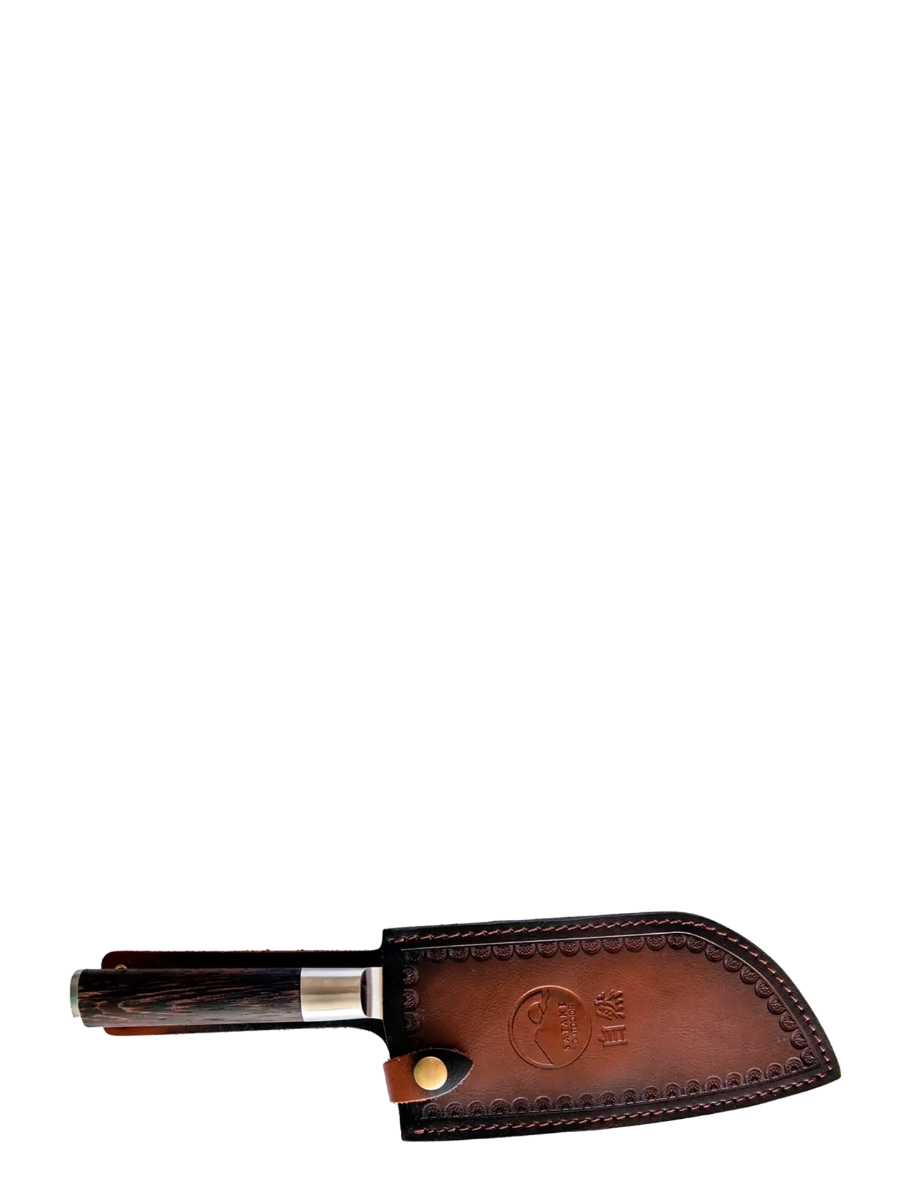 Satake - Satake Kuro Mori med Saia / fodral - santokuknivar - brown and steel - 1