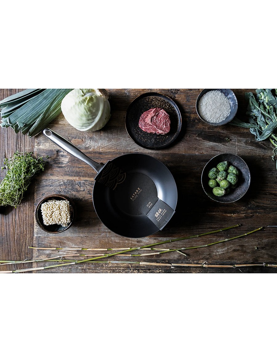 Satake - Pure Pan Wok 28cm - nach preis einkaufen - black - 0