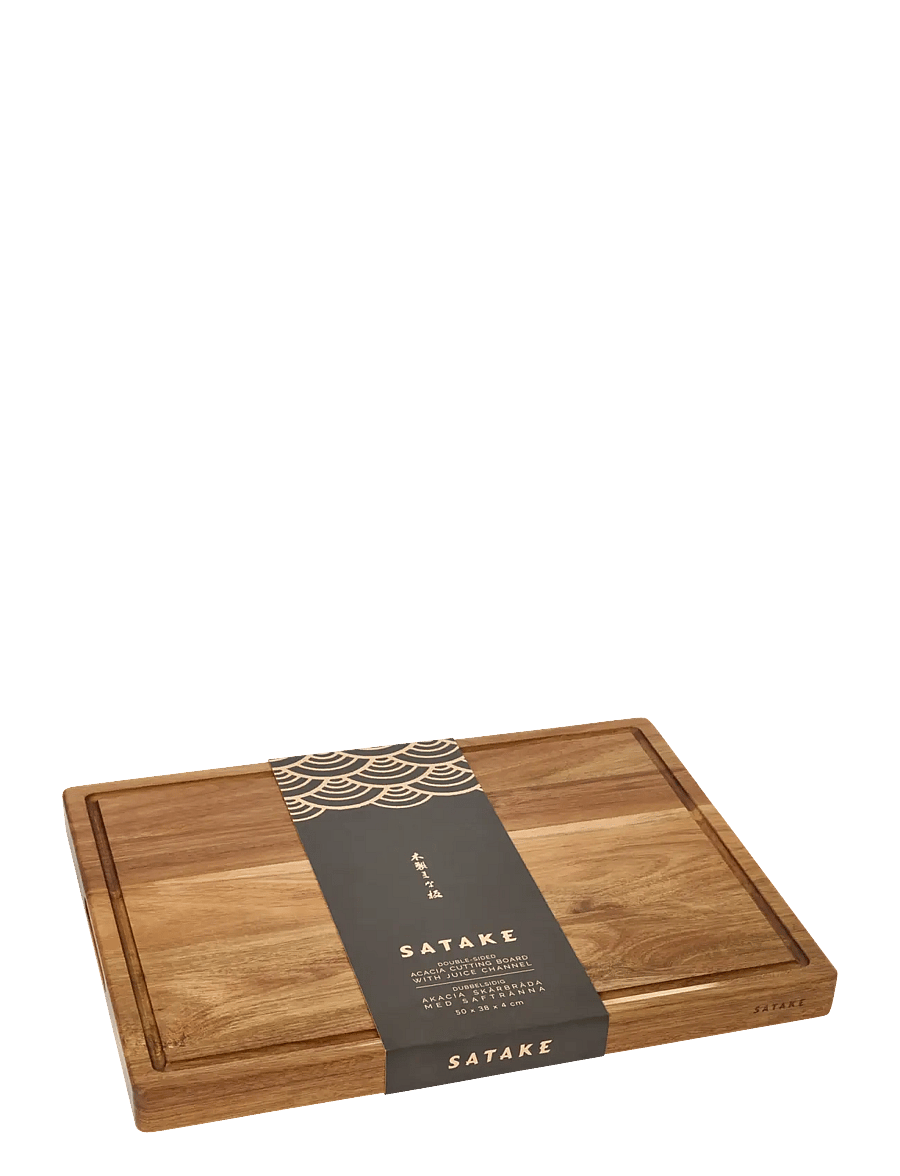Satake - Cutting board Acacia oil finish 50.8x38.1x3.8cm - brown - 2