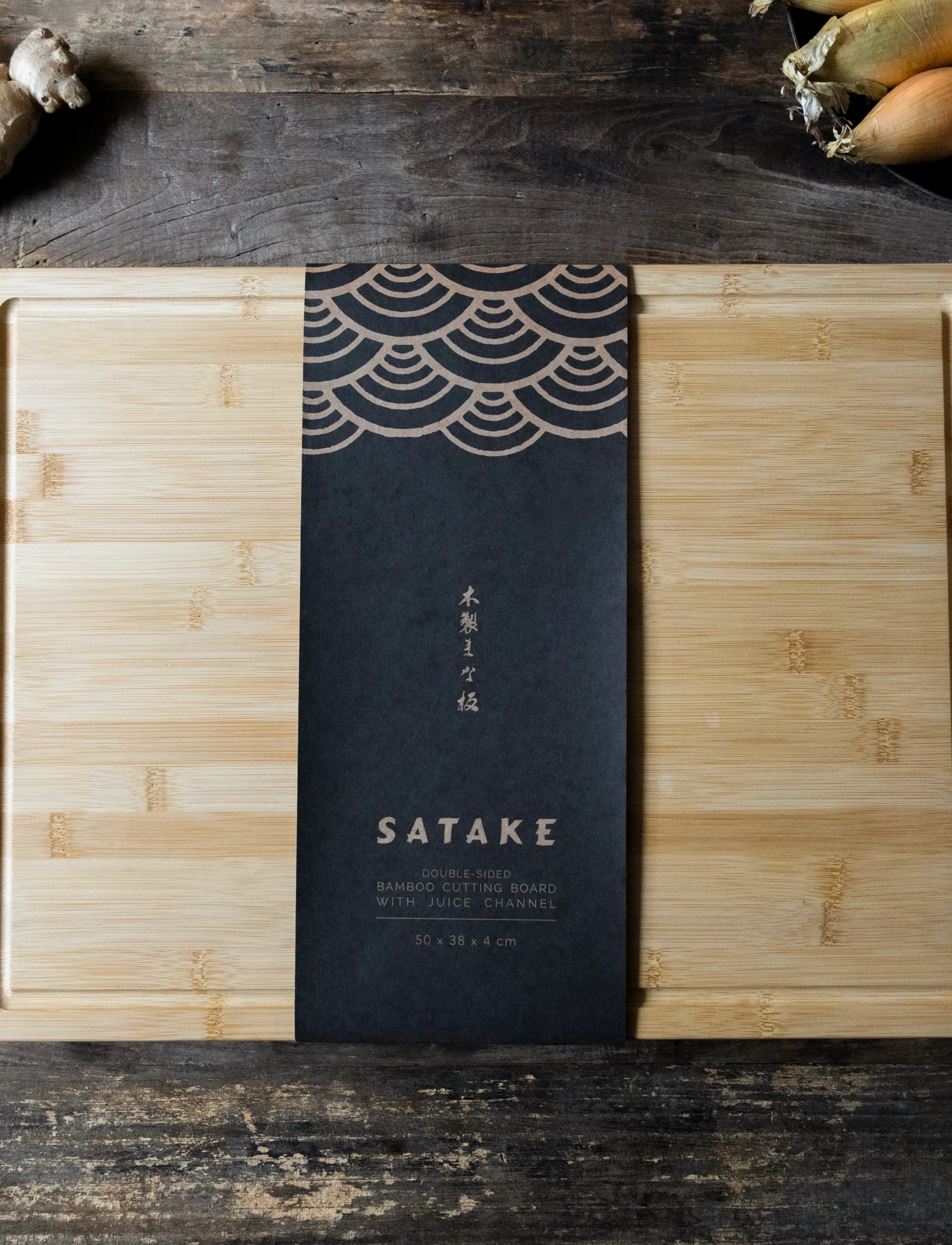 Satake - Skärbräda Bambu - skärbrädor - brown - 4