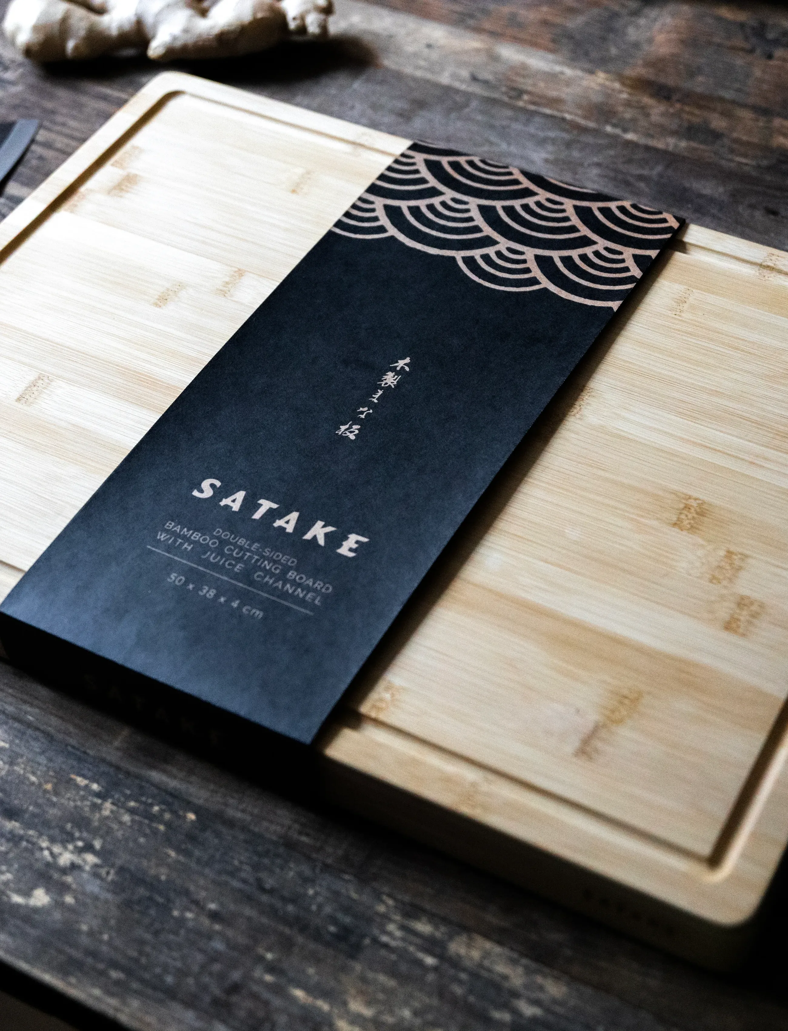 Satake - Skärbräda Bambu - skärbrädor - brown - 5