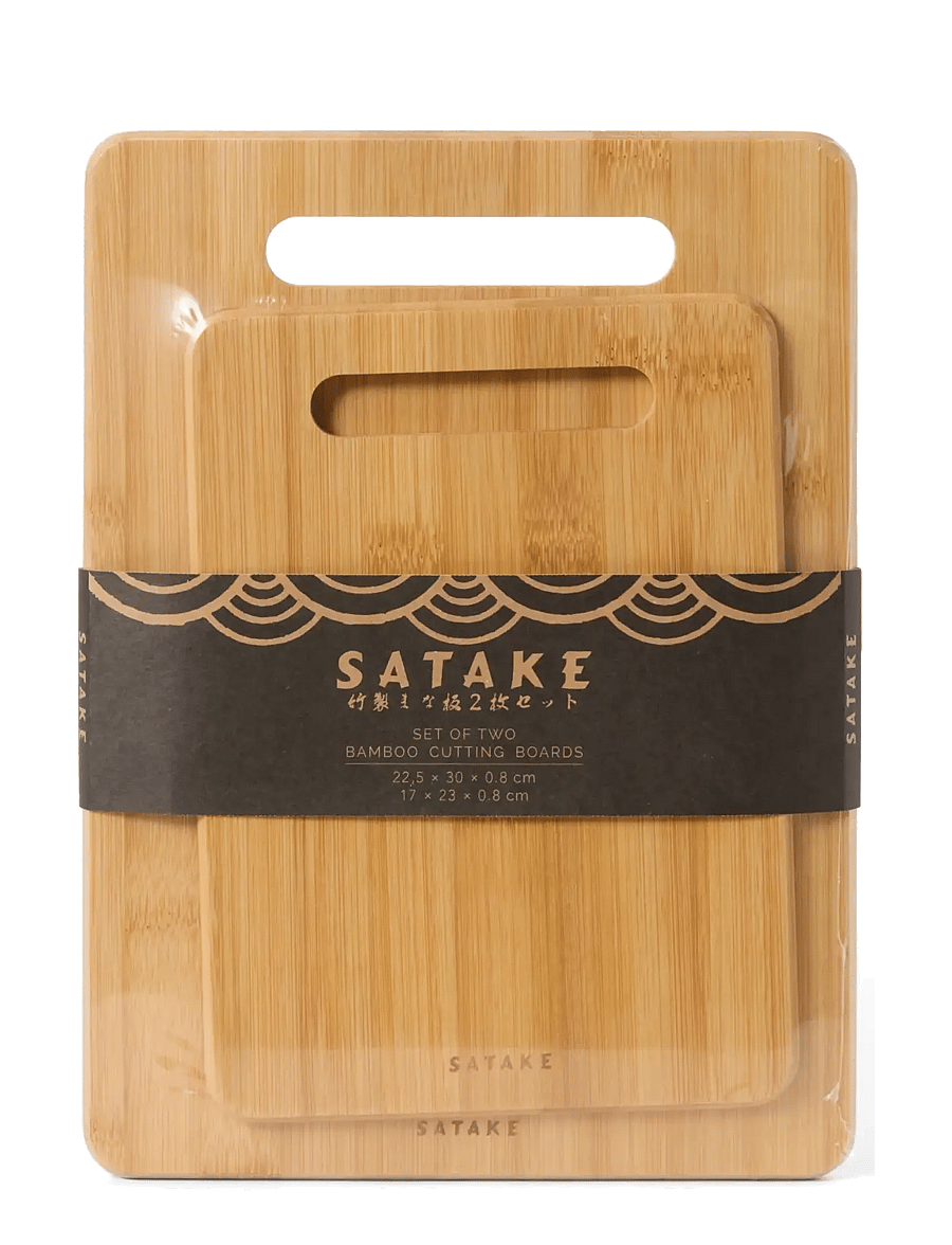 Satake - Cutting board Bamboo 2p - lõikelauad - brown - 2