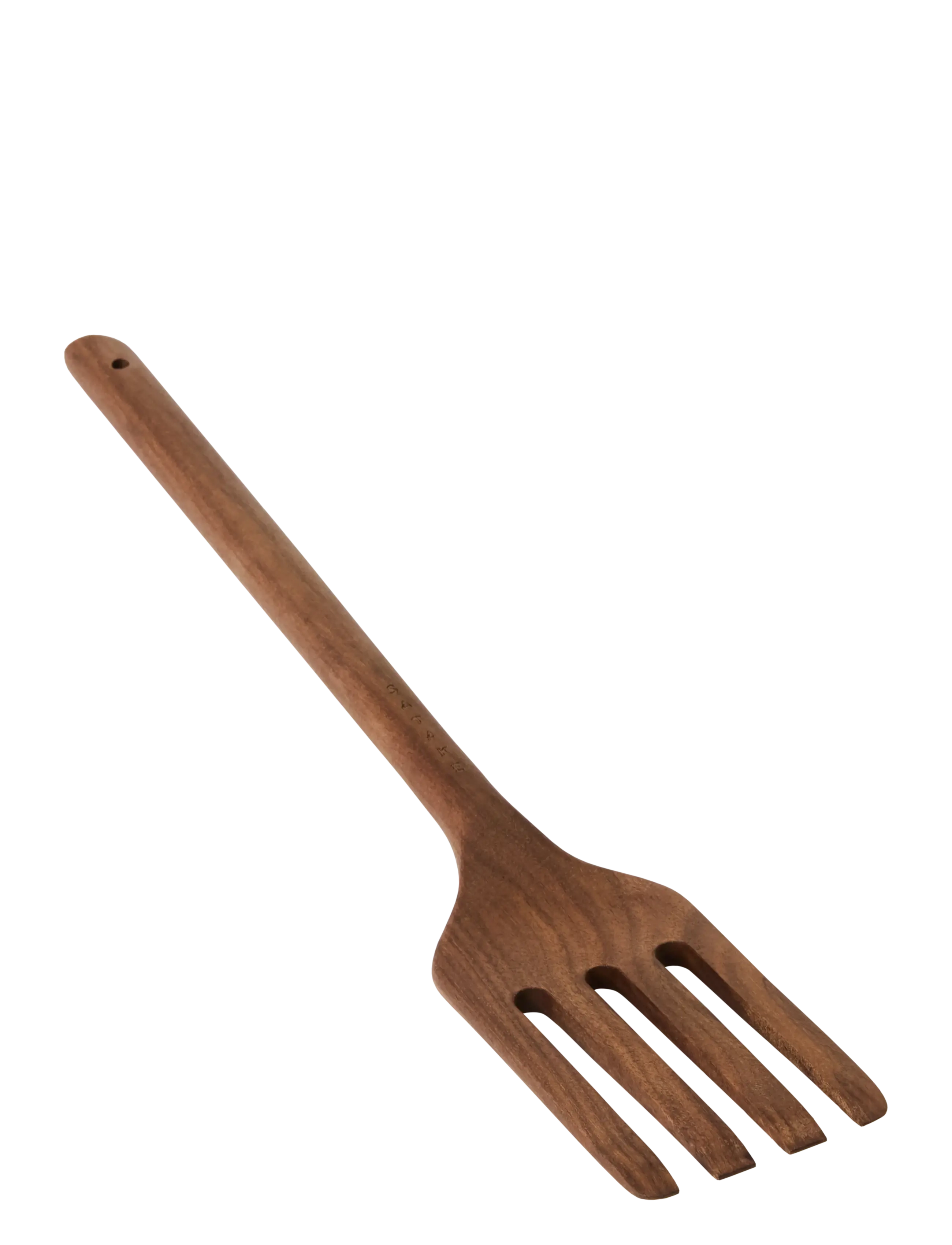 Satake Fork Walnut, Spatel, Brun, Str: 33.5X 6X 2