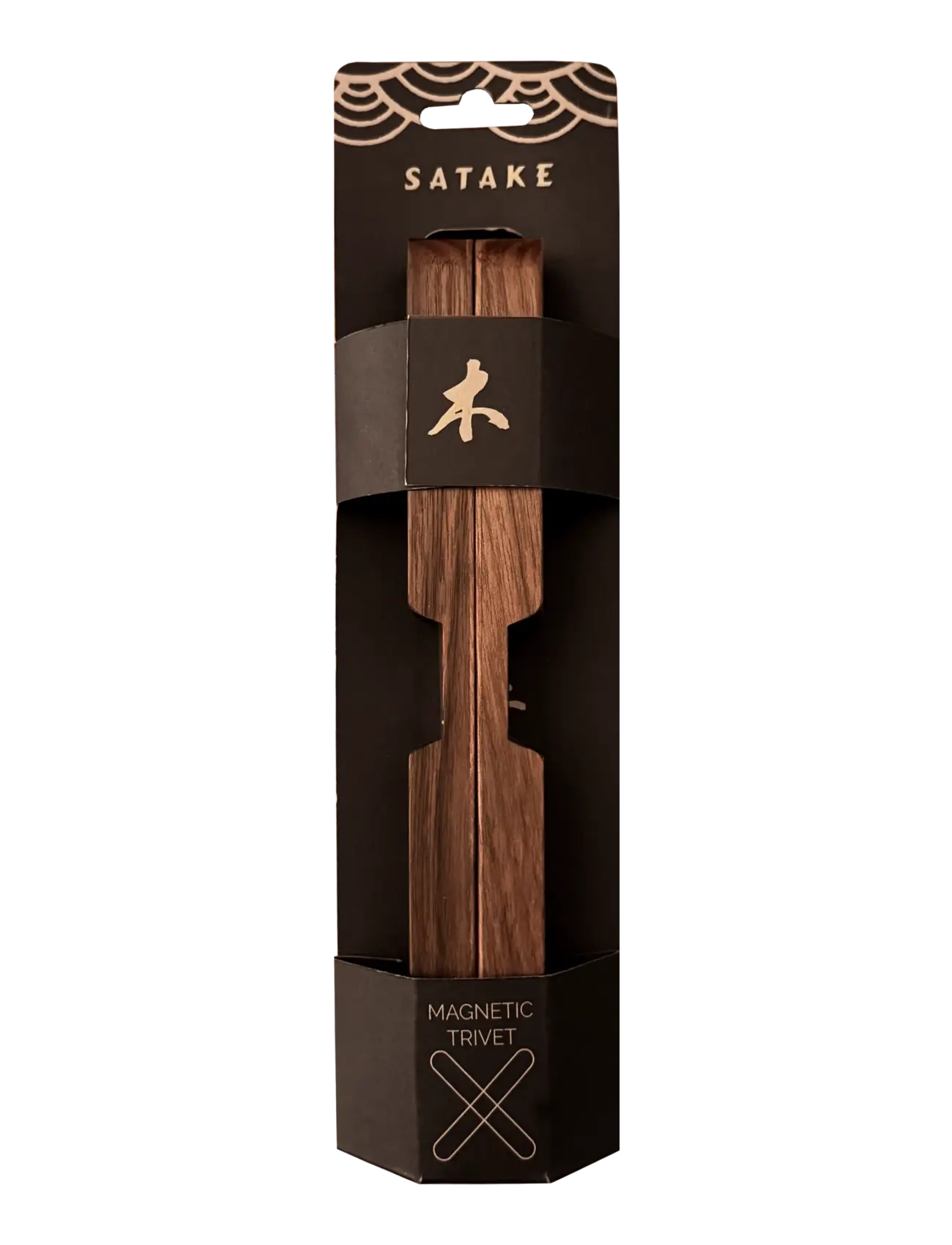 Satake - Magnetisk bordskåner Valnød - brown - 3