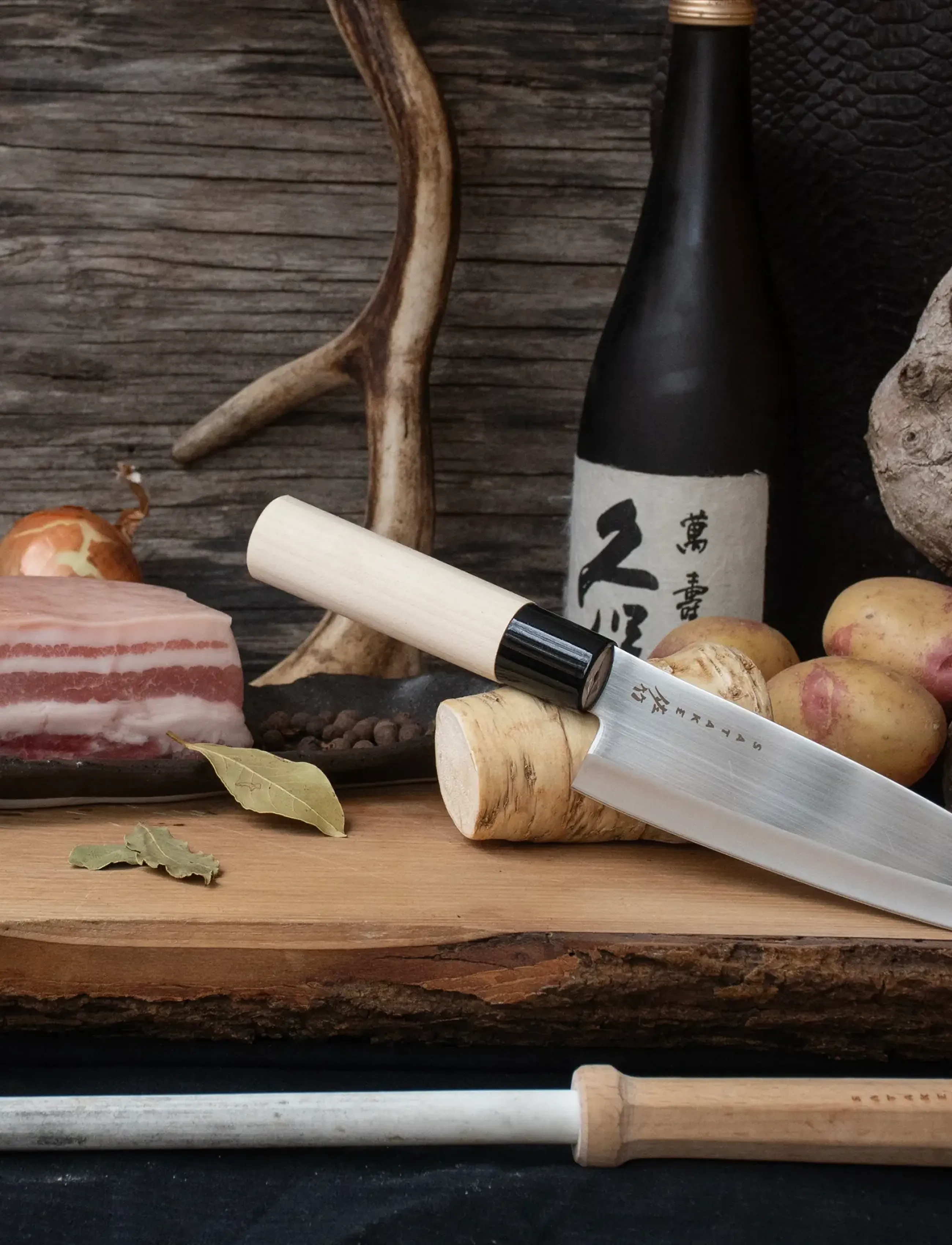 Satake - Houcho Gyuto Knife, 17 cm - kockknivar - silver - 2