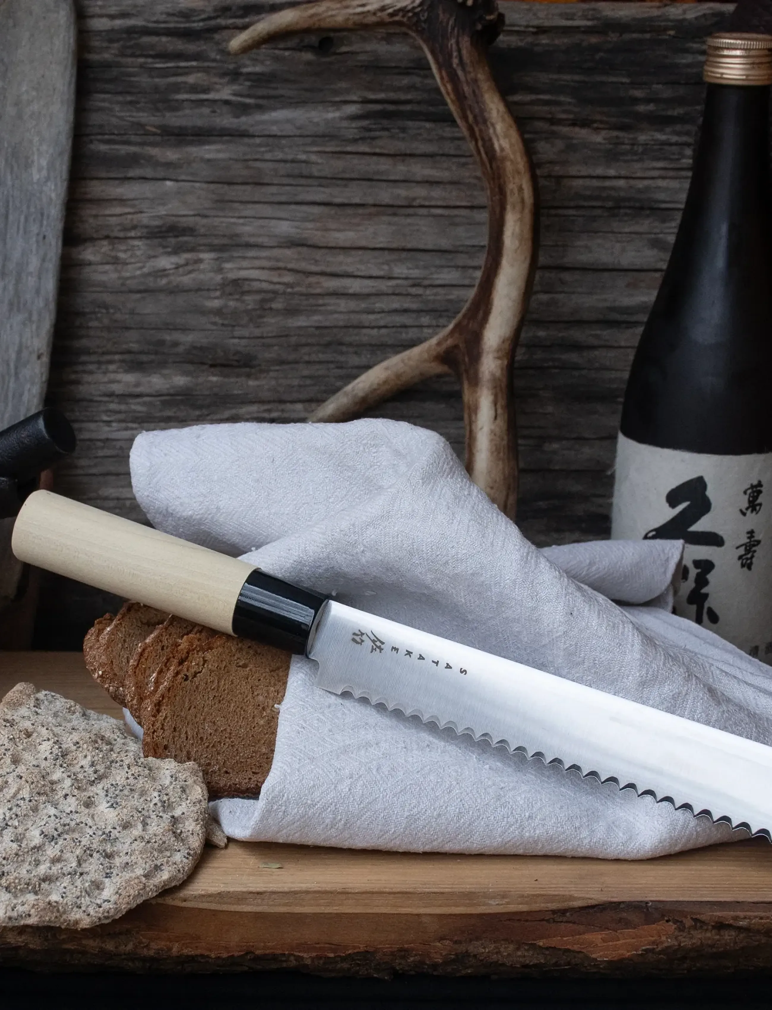 Satake - Satake Houcho Breadknife 24 cm - beige - 4