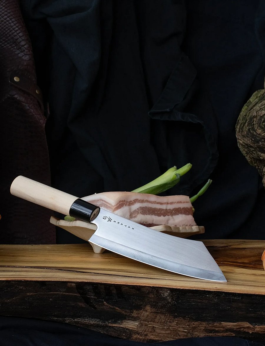 Satake - Hakata, 17 cm, magnolia handle - kokkahnífar - grey - 0
