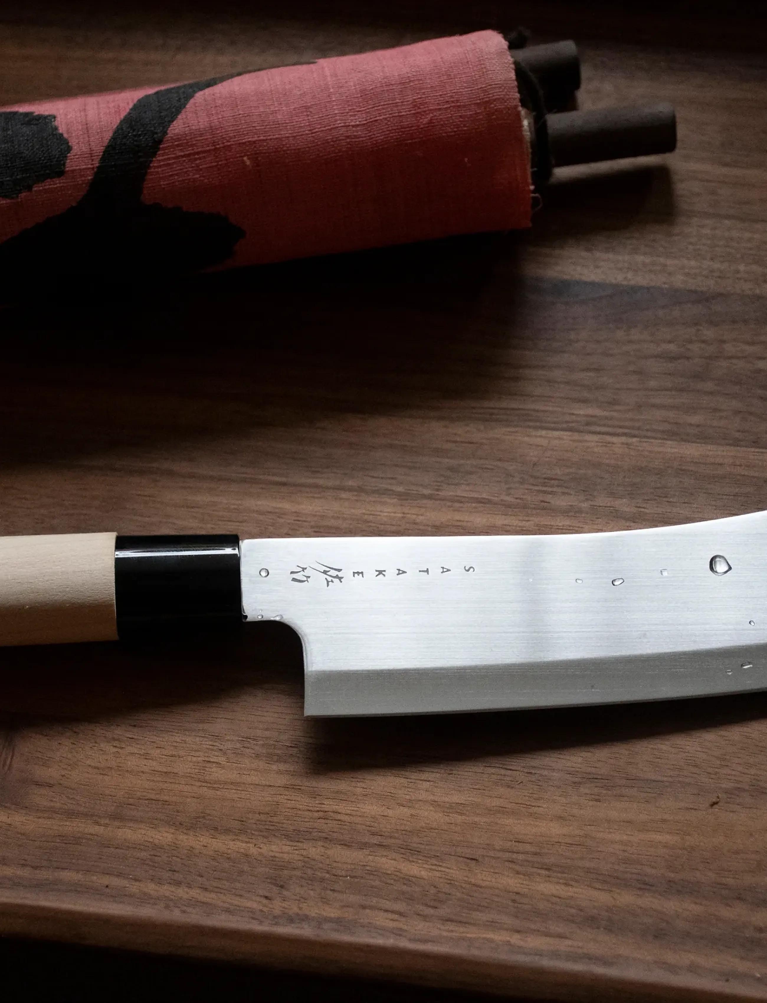 Satake - Hakata, 17 cm, magnolia handle - Šefo peiliai - grey - 3