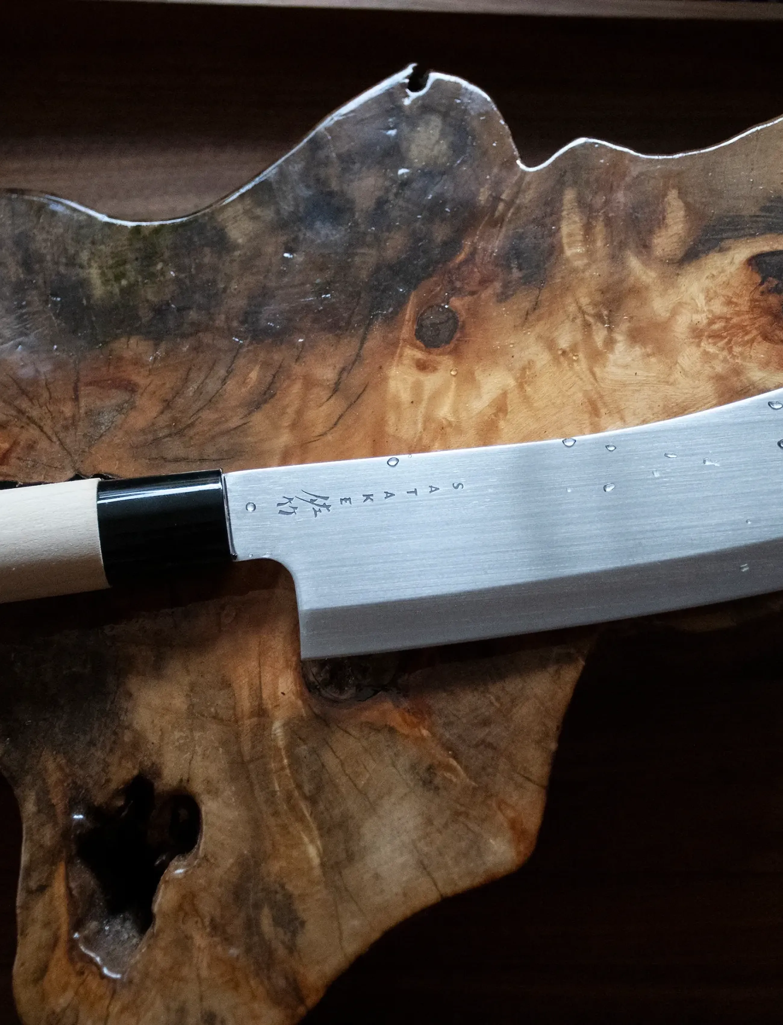Satake - Hakata, 17 cm, magnolia handle - Šefo peiliai - grey - 4