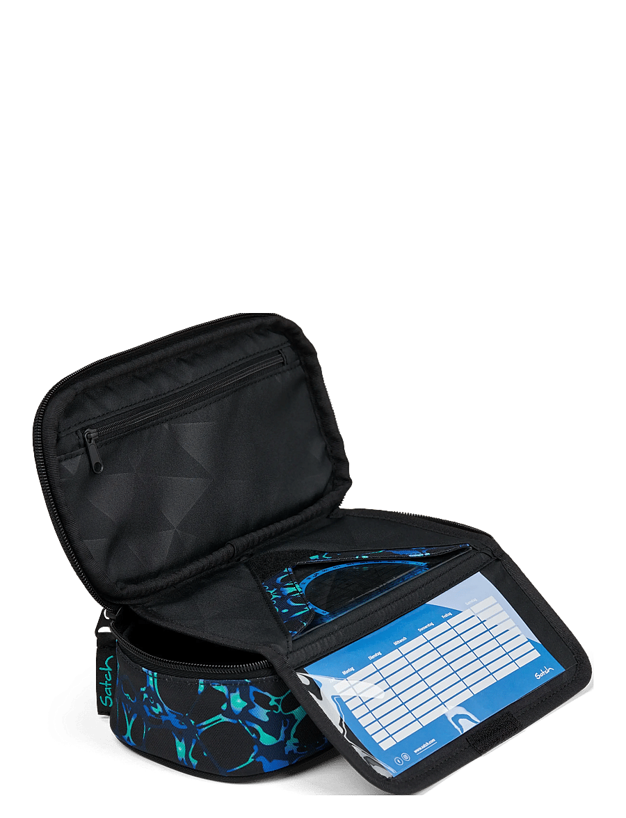 Satch - PENCILCASE - caleido blue - 2