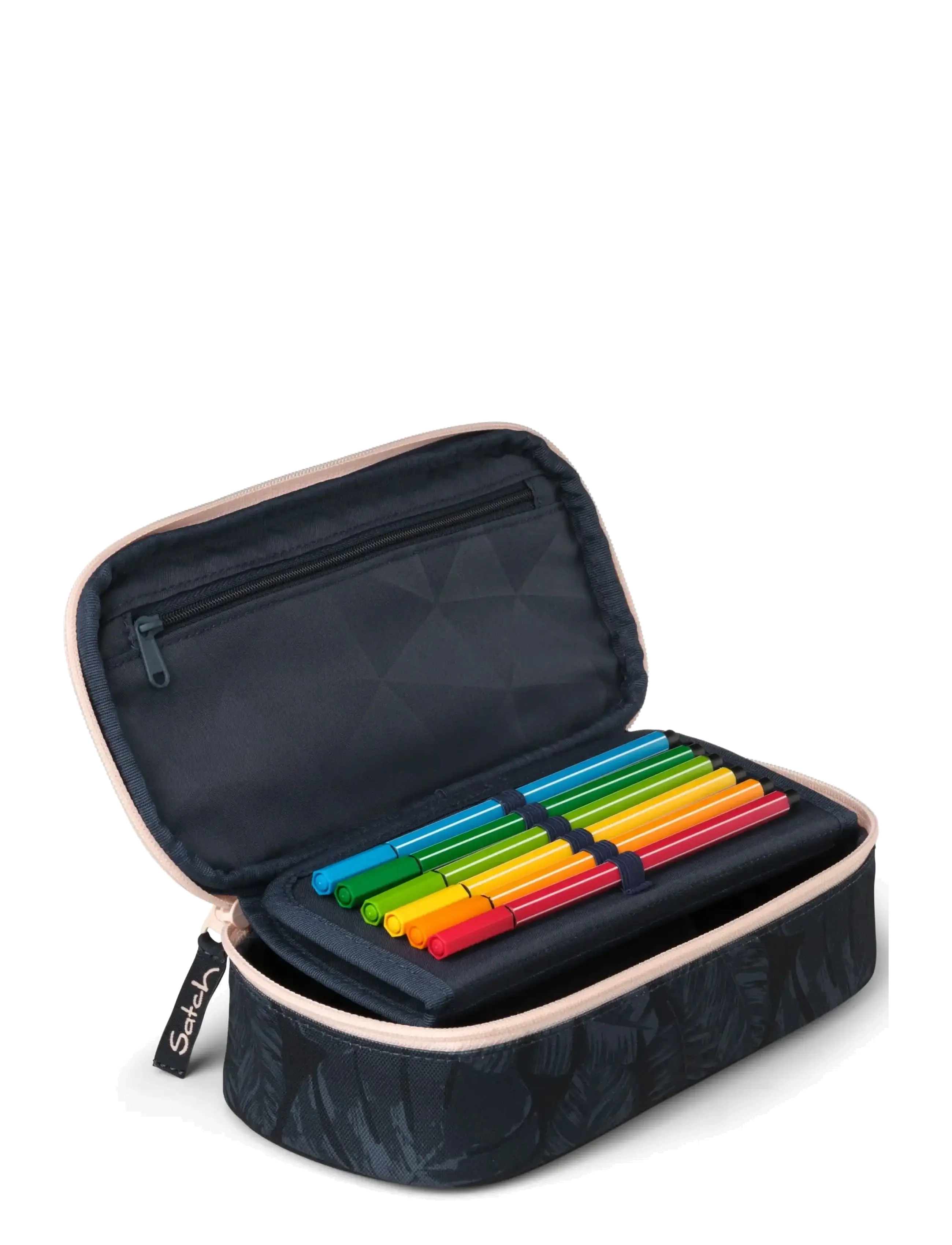 Satch - PENCILCASE - penalhuse - midnight jungle - 2