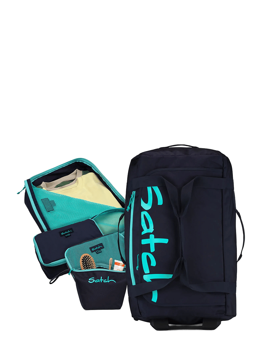 Satch - QUEST SET - reisetaschen für kinder - jet mint - 1