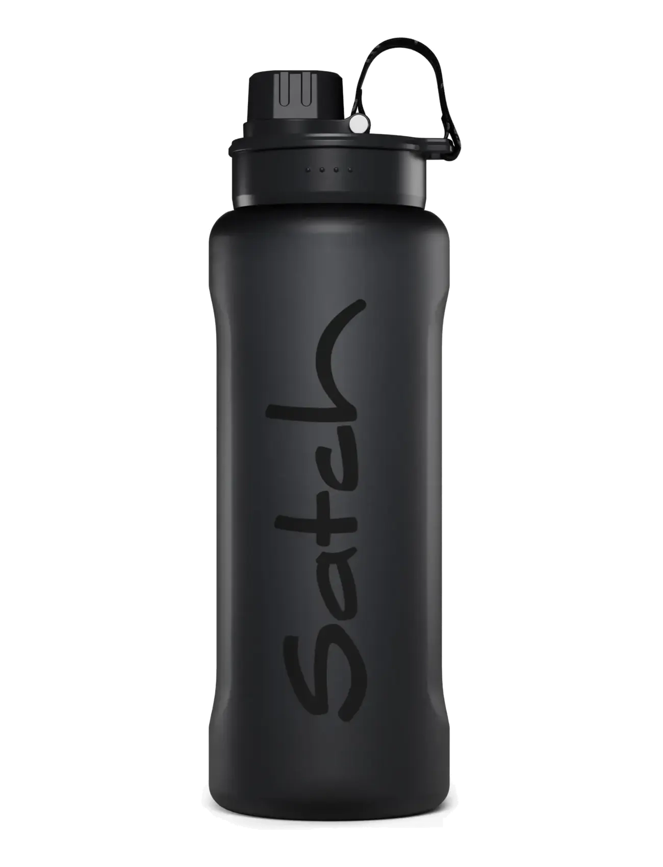 Satch Big Bottle, 1 L, Home, Schwarz - Meal Time, Kinder