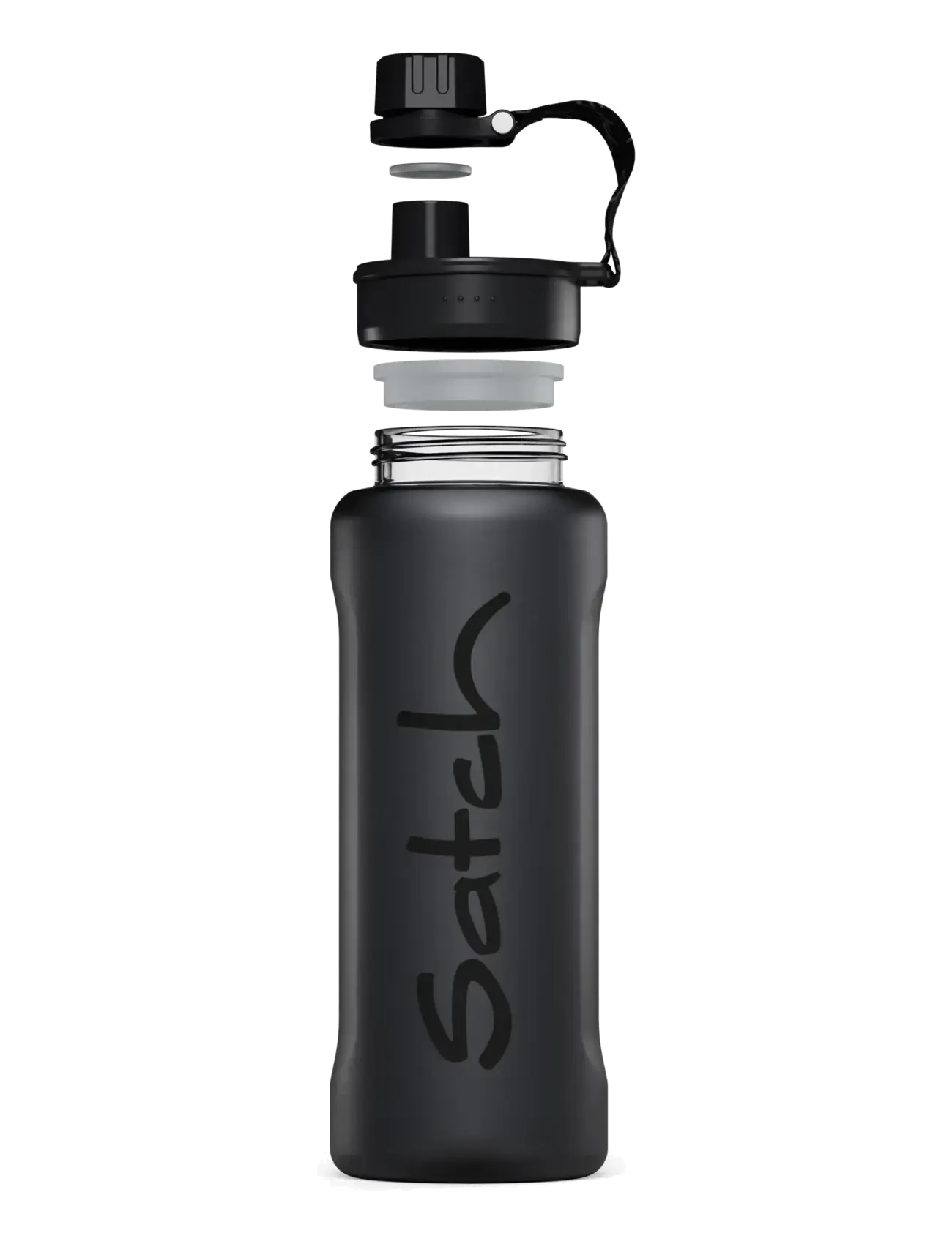 Satch - BIG BOTTLE - vandflasker - black - 2
