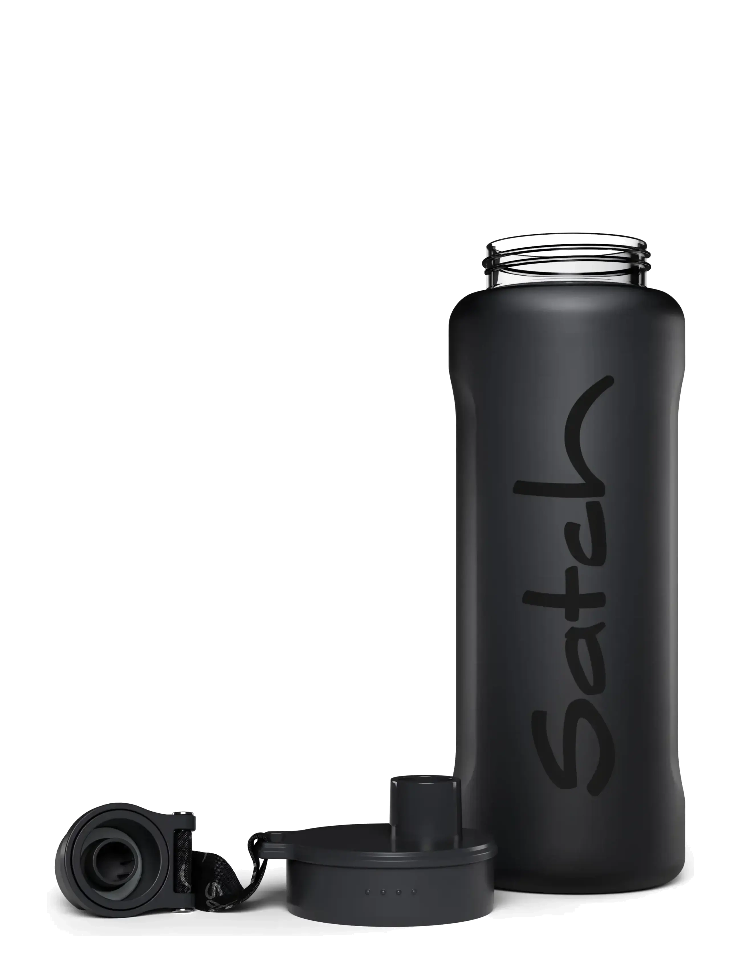 Satch - BIG BOTTLE - vandflasker - black - 3