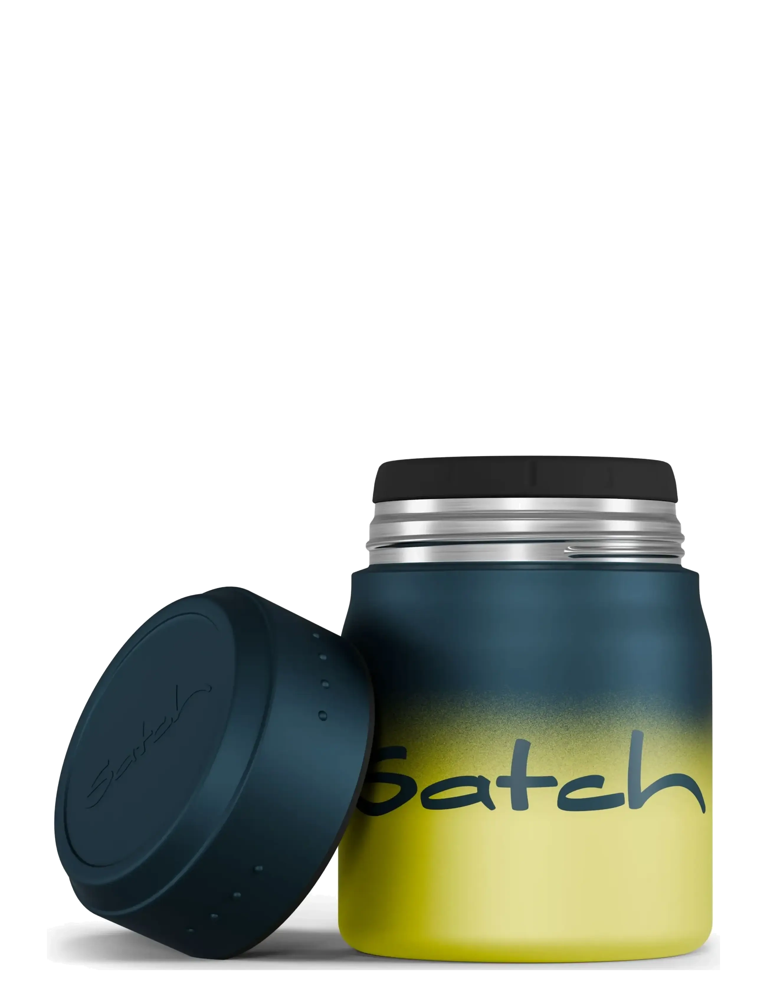 Satch - THERMO FOODCONTAINER - blue graffiti - 3