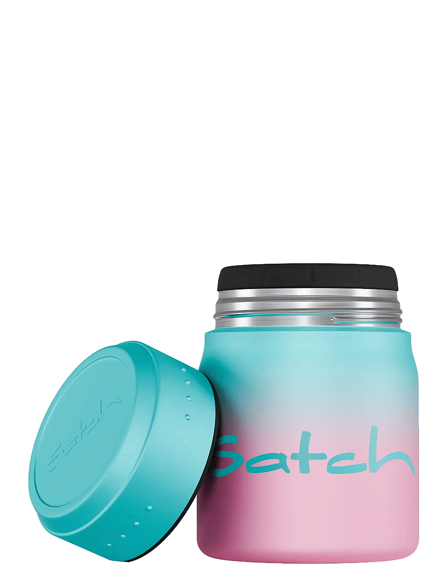 Satch - THERMO FOODCONTAINER - matlådor - light blue gaffiti - 3