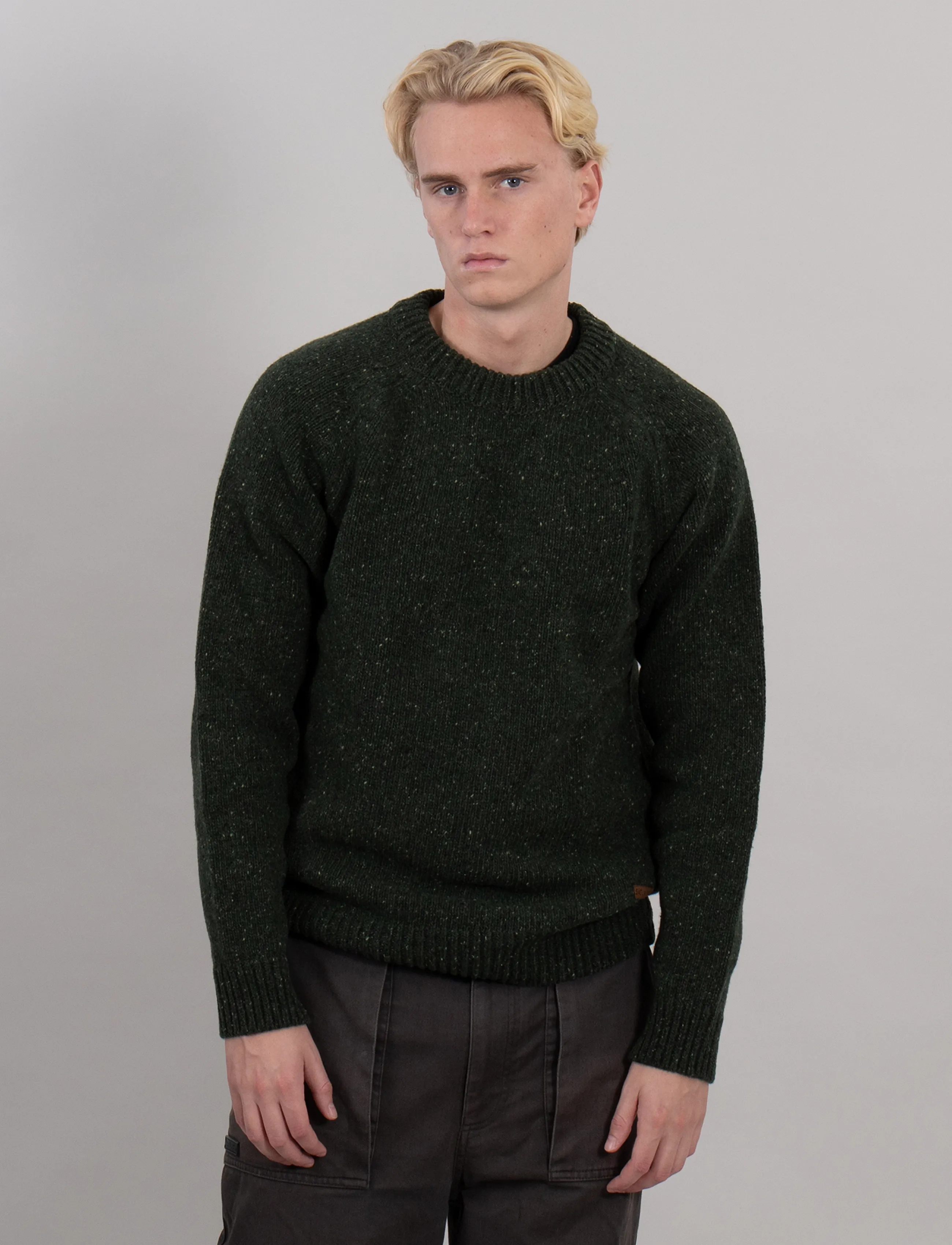 Sätila of Sweden - Dagsnäs sweater - rundhalsad - dark green - 0