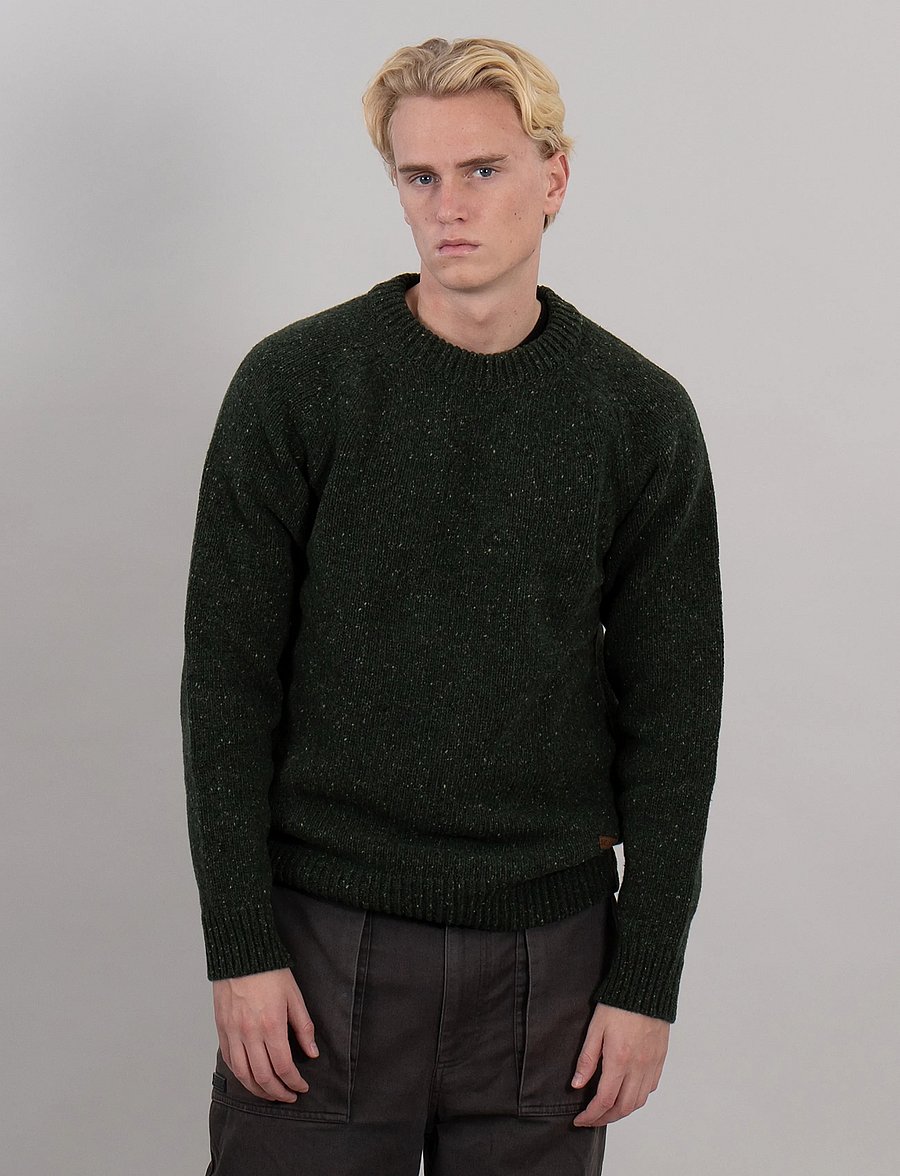 Sätila of Sweden - Dagsnäs sweater - rundhalsad - dark green - 0