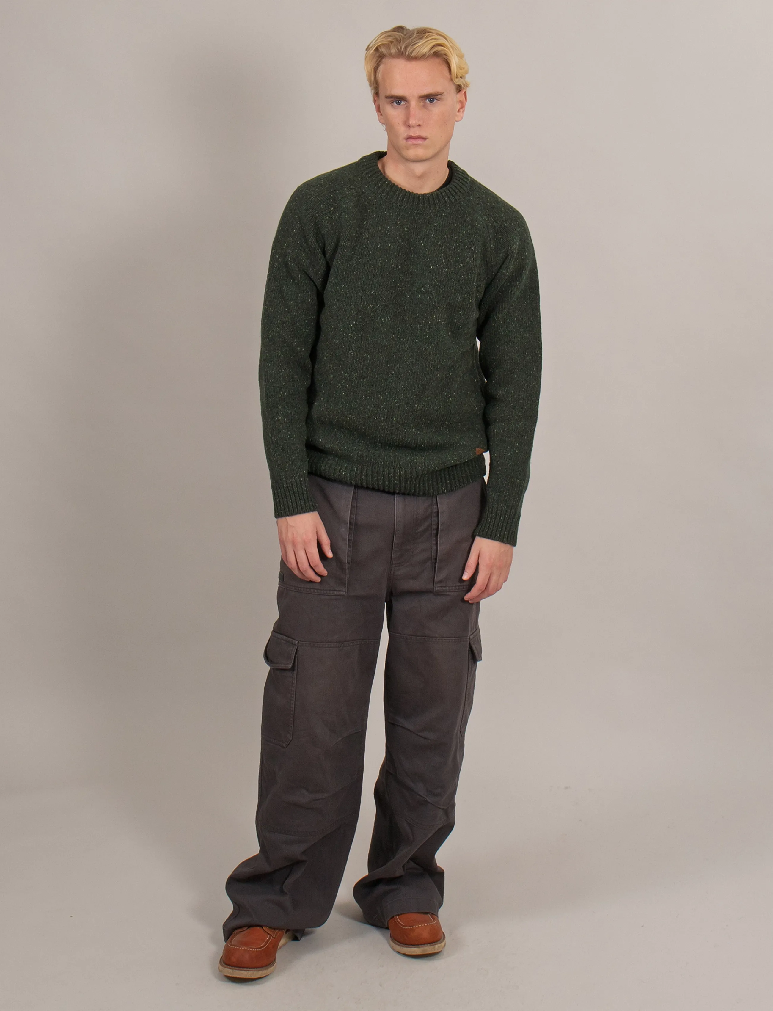 Sätila of Sweden - Dagsnäs sweater - rundhalsad - dark green - 4
