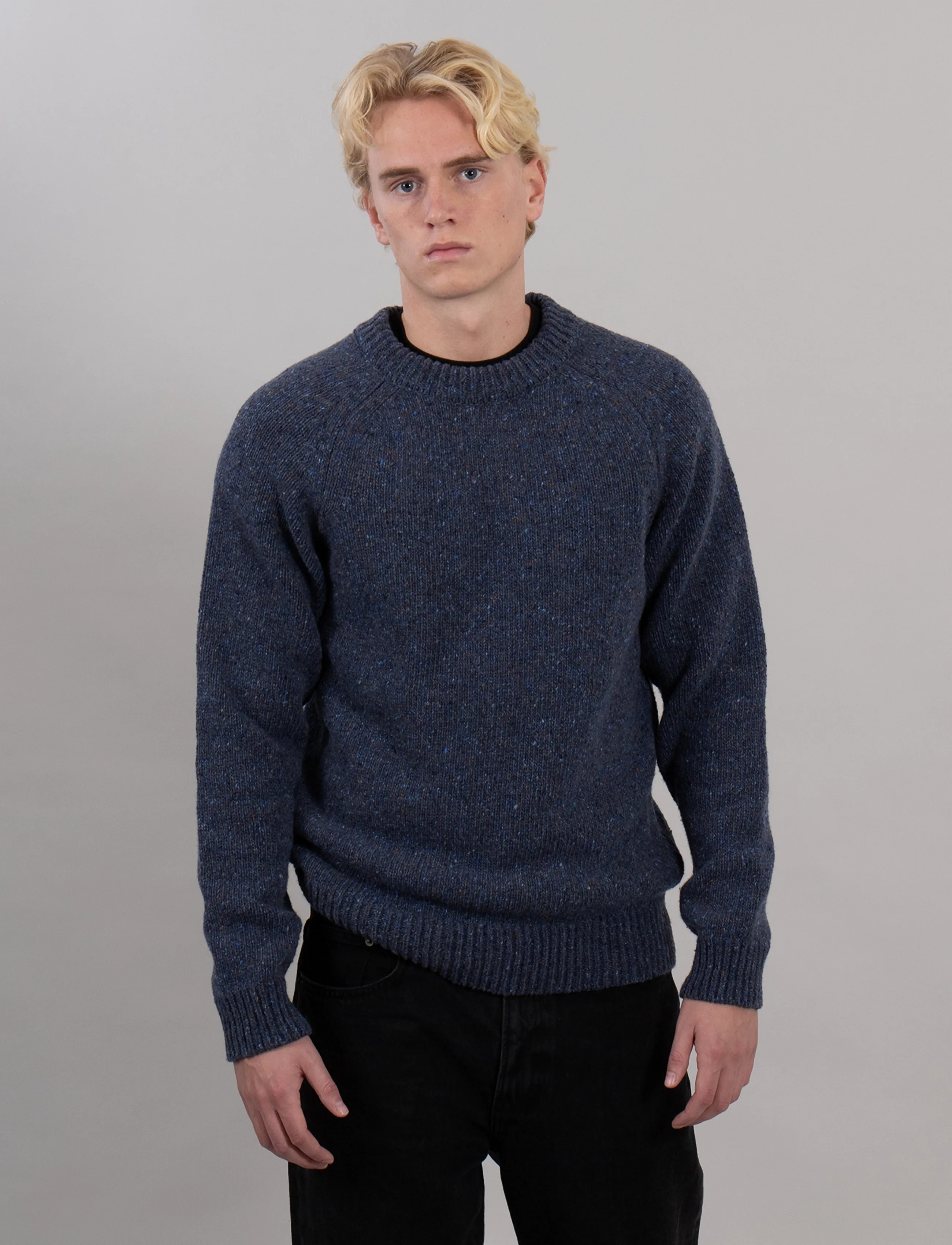 Sätila of Sweden - Dagsnäs sweater - efterårstøj - denim blue - 0
